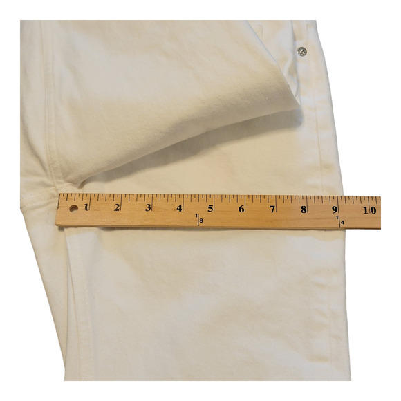 APC Jeans High Standard Womens 29 White Mid Rise Skinny Minimalist Normcore - Picture 9 of 11